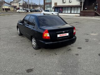 2006 Hyundai Accent ТагАЗ II, чёрный, 350000 рублей, вид 4