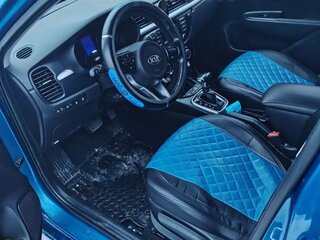 2017 Kia Rio IV, синий, 1420000 рублей, вид 5