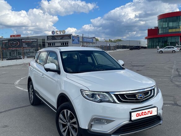 2019 Geely Atlas I, белый, 1750000 рублей