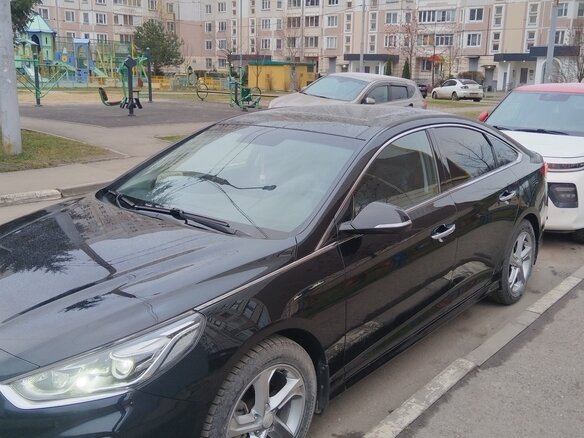 2019 Hyundai Sonata VII (LF) Рестайлинг, чёрный, 1800000 рублей - вид 7