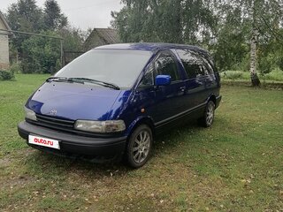 1996 Toyota Previa I (XR10, XR20), синий, 480000 рублей, вид 4