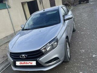 2018 Lada (ВАЗ) Vesta I, серебристый, 850000 рублей, вид 4