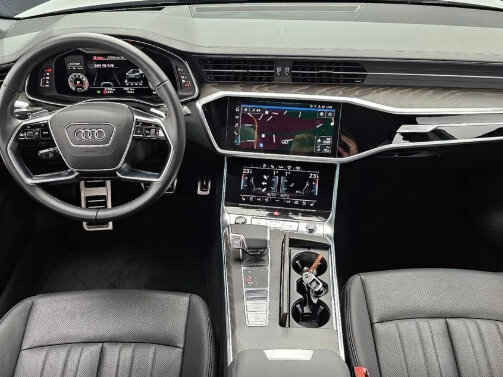 2022 Audi A6 45 TFSI V (C8) Рестайлинг, белый, 4810000 рублей - вид 9