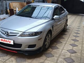 2007 Mazda 6 I (GG) Рестайлинг, серебристый, 700000 рублей, вид 3