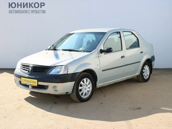 2007 Renault Logan I, серый, 249000 рублей