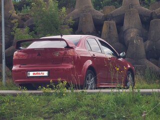 2008 Mitsubishi Lancer X, красный, 610000 рублей, вид 3