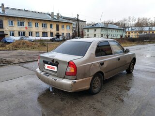 2008 Hyundai Accent ТагАЗ II, бежевый, 245000 рублей, вид 4