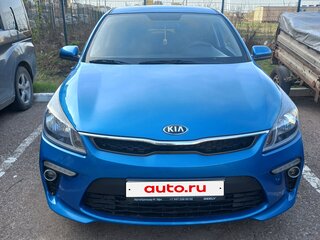2019 Kia Rio IV, синий, 1670000 рублей, вид 1