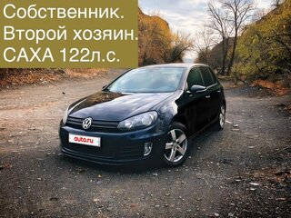 2011 Volkswagen Golf VI, синий, 850000 рублей, вид 1