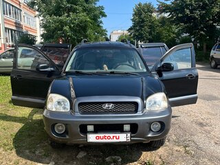 2004 Hyundai Santa Fe I, чёрный, 300000 рублей, вид 1