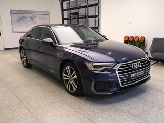 2021 Audi A6 45 TFSI V (C8), синий, 3250000 рублей, вид 3