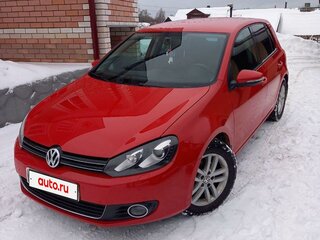 2011 Volkswagen Golf VI, красный, 680000 рублей, вид 1