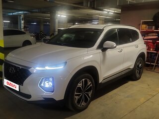 2019 Hyundai Santa Fe IV, белый, 3200000 рублей, вид 1