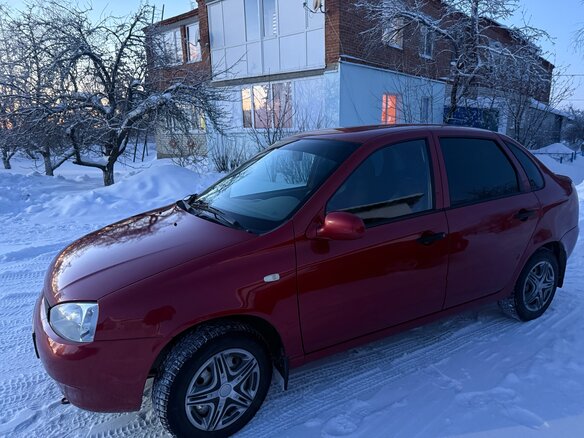 2007 Lada (ВАЗ) Kalina I, красный, 300000 рублей - вид 3