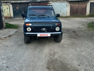 2012 Lada (ВАЗ) 2121 (4x4) I Рестайлинг, синий, 450000 рублей, вид 2