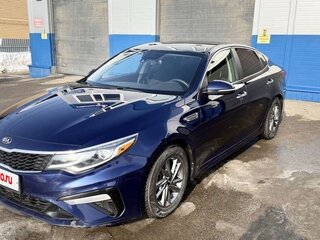 2019 Kia Optima IV Рестайлинг, синий, 1950000 рублей, вид 1