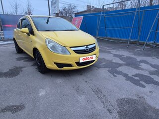 2008 Opel Corsa D, жёлтый, 435000 рублей, вид 1