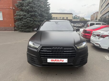 2016 Audi Q7 II (4M), чёрный, 4150000 рублей, вид 1