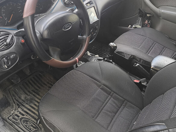 2003 Ford Focus I Рестайлинг, синий, 210000 рублей - вид 6