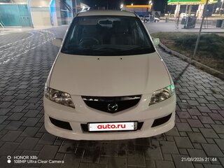 2002 Mazda Premacy I (CP), белый, 340000 рублей, вид 2