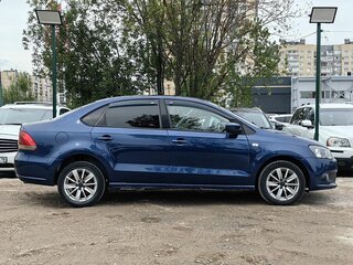 2012 Volkswagen Polo V, синий, 439000 рублей, вид 4