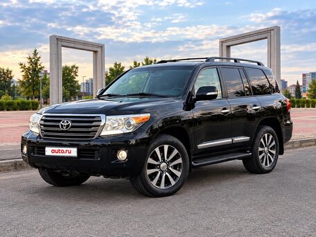 2012 Toyota Land Cruiser 200 Series Рестайлинг 1, чёрный, 3500000 рублей, вид 2