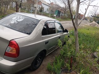 2008 Hyundai Accent ТагАЗ II, серый, 330000 рублей, вид 4
