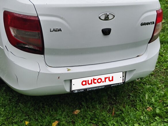 2017 Lada (ВАЗ) Granta I, белый, 290000 рублей - вид 3