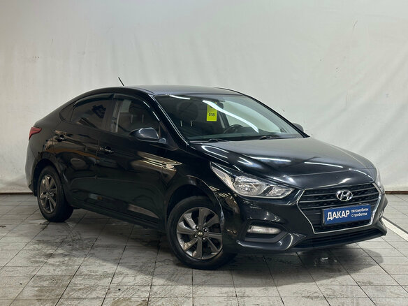 2017 Hyundai Solaris II, чёрный, 1080000 рублей - вид 1