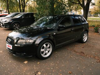 2007 Audi A3 II (8P) Рестайлинг 1, чёрный, 750000 рублей, вид 2