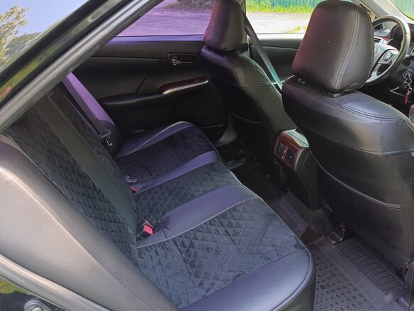 2013 Toyota Camry VII (XV50), чёрный - вид 11
