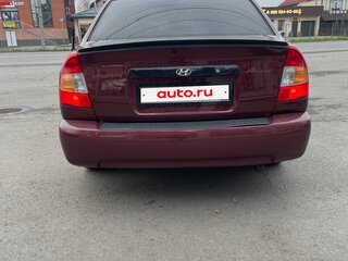 2007 Hyundai Accent ТагАЗ II, красный, 505000 рублей, вид 5