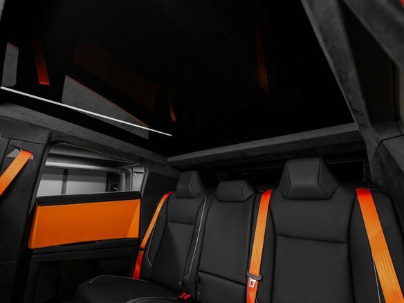 2024 Tesla Cybertruck Cyberbeast, оранжевый, 18500000 рублей - вид 36