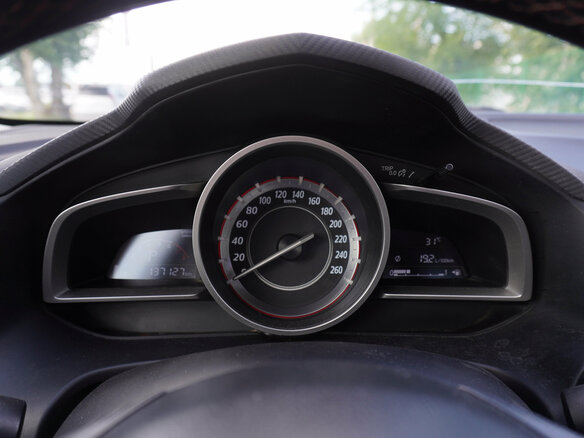 2014 Mazda 3 III (BM), синий, 1105000 рублей - вид 8