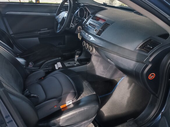 2008 Mitsubishi Lancer X, синий, 690000 рублей - вид 7
