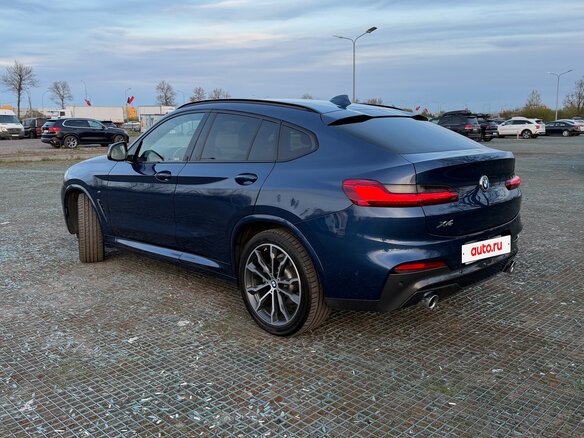 2018 BMW X4 20d II (G02), синий - вид 4