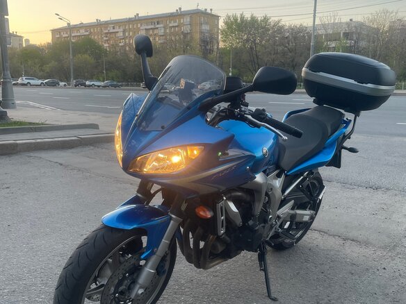 2013 Yamaha FZ6, синий, 535000 рублей - вид 3