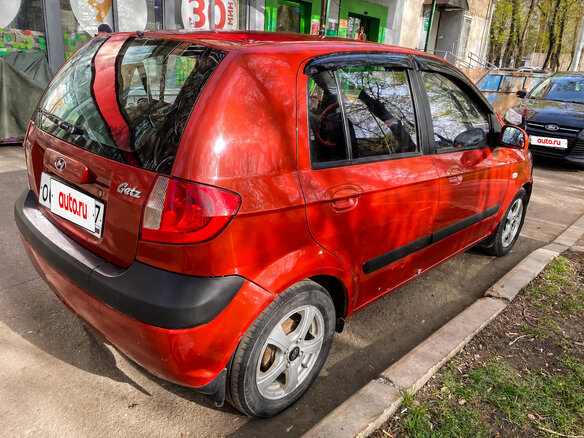 2006 Hyundai Getz I Рестайлинг, красный, 690000 рублей - вид 2