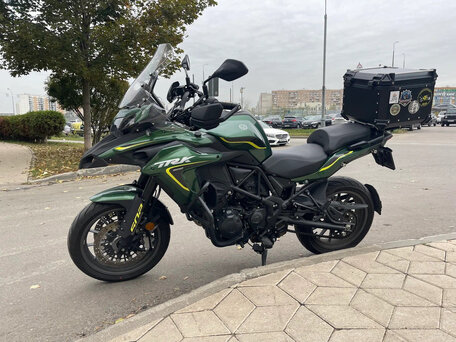 2023 Benelli TRK 502, зелёный, 510000 рублей, вид 4