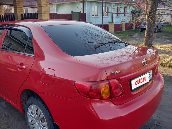 2008 Toyota Corolla X (E140, E150), красный, 650000 рублей - вид 4