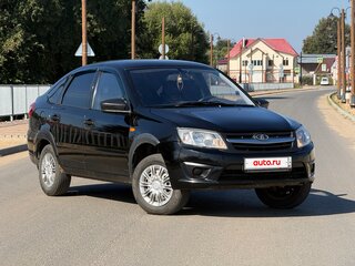 2014 Lada (ВАЗ) Granta I, чёрный, 280000 рублей, вид 1