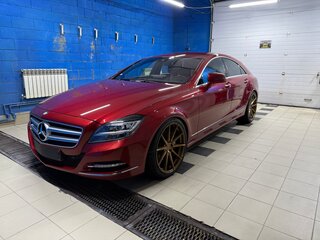 2013 Mercedes-Benz CLS 350 II (C218), красный, 3000000 рублей, вид 5