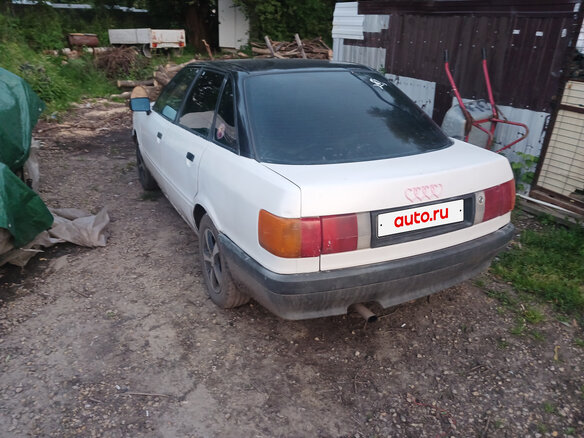 1990 Audi 80 IV (B3), белый, 50000 рублей - вид 5