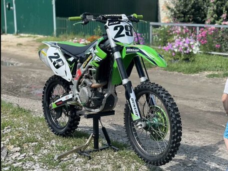 2014 Kawasaki KX 450, зелёный, 330000 рублей, вид 2