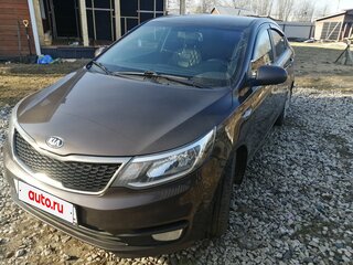 2016 Kia Rio III Рестайлинг, коричневый, 910000 рублей, вид 1