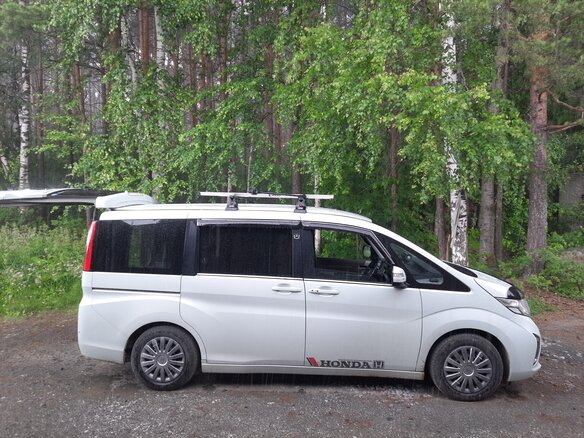 2015 Honda Stepwgn V, серый, 1550000 рублей - вид 5