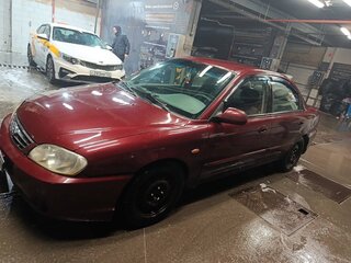2008 Kia Spectra I Рестайлинг 2, красный, 185000 рублей, вид 2