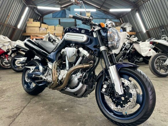 2005 Yamaha MT-01, синий - вид 1
