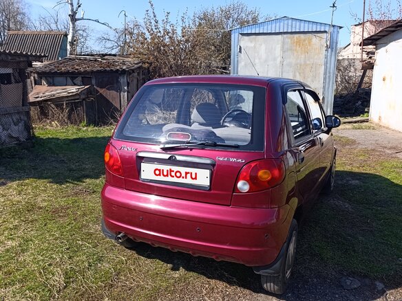 2008 Daewoo Matiz I Рестайлинг, красный, 210000 рублей - вид 3