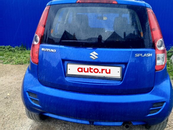 2013 Suzuki Splash I Рестайлинг, синий, 890000 рублей - вид 1